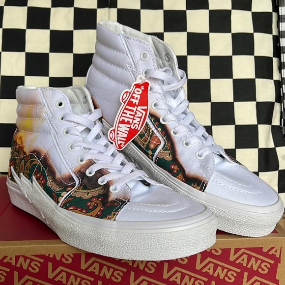 Vans Sk8-Hi Bolt Big Reveal True White/P WMNS sneakers - Picture 6 of 16